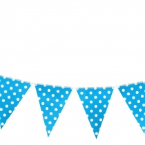 Polka Dot Garland Blue